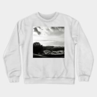 The Welsh hills near Conwy, North Wales Crewneck Sweatshirt